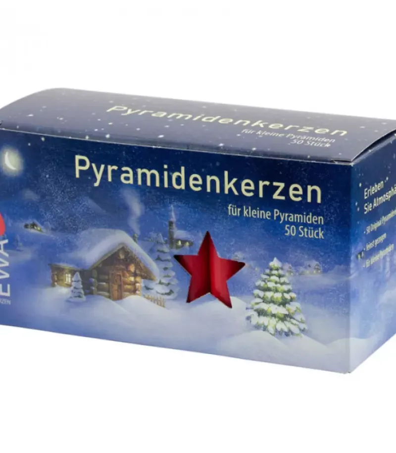 50 Bougies De Noël Pour Pyramide, Pyramidenkerzen 14 Mm|Ewa Kerzen, bougies de Noël et bougies de l'Avent Hot