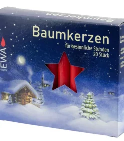 20 Bougies Sapin De Noël, Baumkerzen 13 Mm|Ewa Kerzen, bougies de Noël et bougies de l'Avent Discount