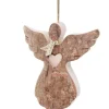 Ange De Noël A Suspendre Avec Un Coeur, 6,5 Cm|Waldfabrik, photophore en bois et étoile sapin de Noël Best