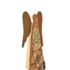 Ange De Noël En Bois Avec Ailes Metal, 12 Cm|Waldfabrik, photophore en bois et étoile sapin de Noël Sale
