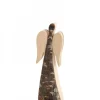 Ange De Noël En Bois, Double Face 9 Cm|Waldfabrik, photophore en bois et étoile sapin de Noël