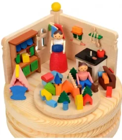 Boite A Musique En Bois, Jeux D'Enfant|Graupner, décoration de sapin de Noël, Déco Noël enfant Discount