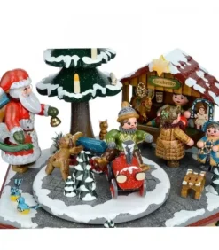 Boite A Musique Noël, Veillee Autour Du Sapin|Hubrig, figurines pour enfant New