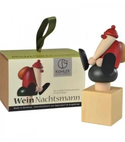 Bouchon Pour Vin Blanc, Père Noël|Köhler, Père Noël en bois