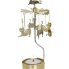 Bougeoir Carrousel Famille Chats Dores|Pluto Produkter, déco de Noël Scandinave Hot