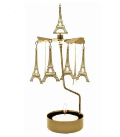 Bougeoir Carrousel Tour Eiffel Dore|Pluto Produkter, déco de Noël Scandinave Hot