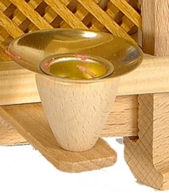 Bougeoir De Rechange En Laiton Pour Pyramide A Bougies 17 Mm|Richard Glasser, Pyramides de Noël allemandes Best