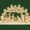 Bougeoir Electrique Led Crèche De Noël Etable En Bois|Ratags, décos de Noël lumineuses en bois Best