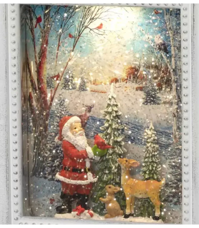 Cadre Photo Lumineux Père Noël Avec Animaux|Konstsmide, guirlandes lumineuses de Noël Clearance