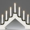 Chandelier De Noël Blanc, 7 Branches|Konstsmide, guirlandes lumineuses de Noël Online