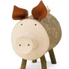 Cochon En Bois, 7 Cm|Waldfabrik, photophore en bois et étoile sapin de Noël Discount