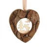 Coeur En Bois A Suspendre Motif Cisele Elan, 6 Cm|Waldfabrik, photophore en bois et étoile sapin de Noël Outlet