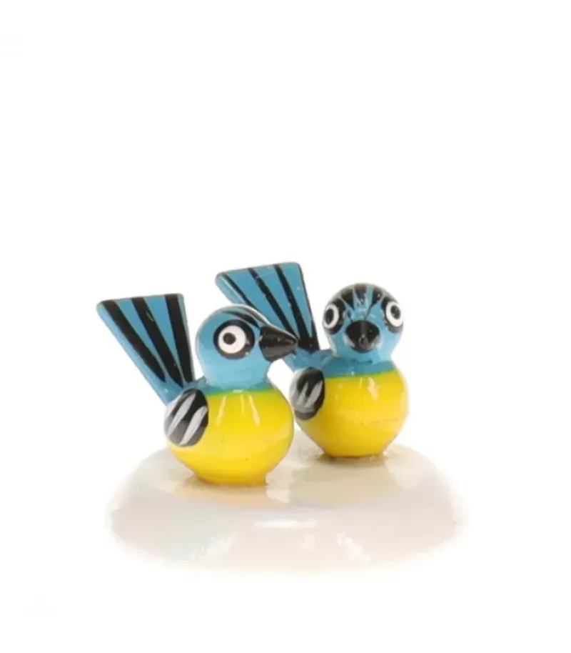 Couple De Mesanges - Village De Noël Miniature|Hubrig, figurines pour enfant