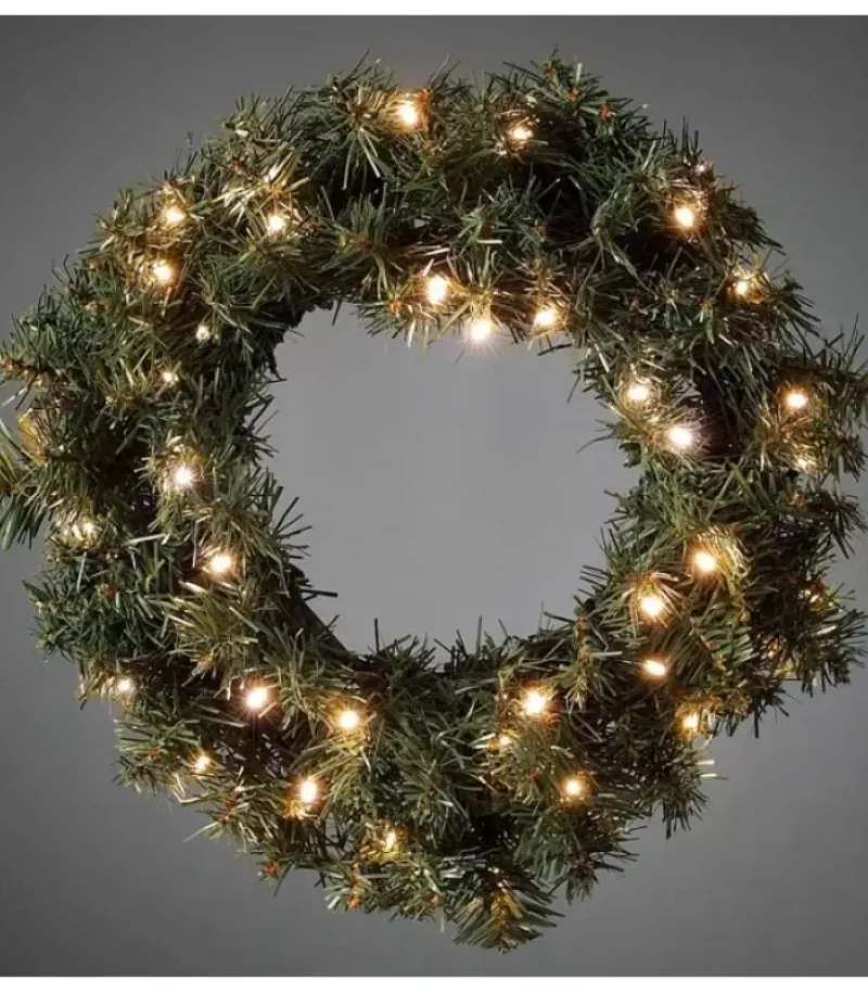Couronne De Noël Lumineuse Sapin, 45 Cm|Konstsmide, guirlandes lumineuses de Noël Online