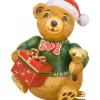 Déco Sapin Vintage, Ourson Et Paquet Cadeau|Hubrig, figurines pour enfant New