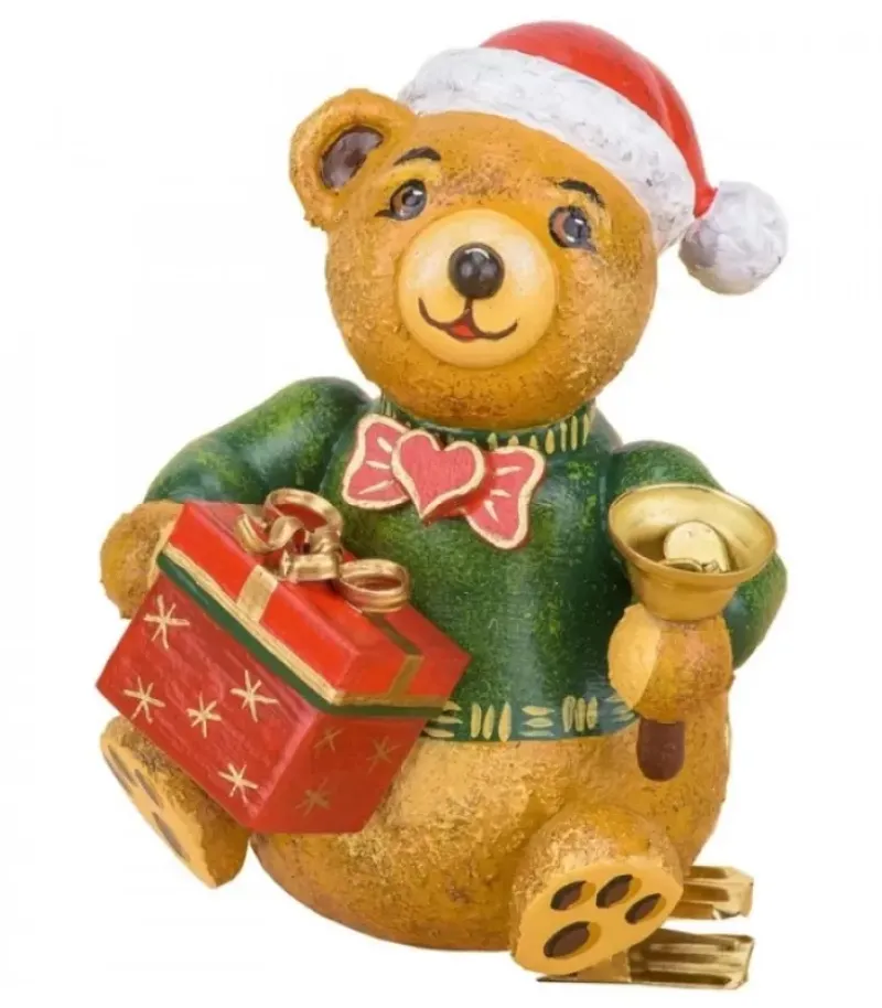 Déco Sapin Vintage, Ourson Et Paquet Cadeau|Hubrig, figurines pour enfant New