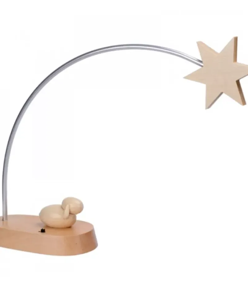 Etoile De Noël Electrique A Led Sur Socle, 21 Cm|Schalling, crèche moderne Discount