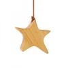 Etoile En Bois D'Aulne A Suspendre, Asymetrique 7,5 Cm|Waldfabrik, photophore en bois et étoile sapin de Noël Discount