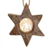 Etoile En Bois, Motif Cisele Crèche, 7 Cm|Waldfabrik, photophore en bois et étoile sapin de Noël Sale