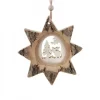 Etoile En Bois, Motif Cisele Elan, 10 Cm|Waldfabrik, photophore en bois et étoile sapin de Noël New