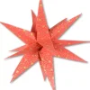 Etoile Lumineuse Rouge En Papier 3D, A Suspendre, 45 Cm|Riffelmacher et Weinberger Hot