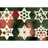 Etoiles En Bois, Déco Sapin De Noël, 6 Motifs Differents - N° 8|Ratags, décos de Noël lumineuses en bois Clearance