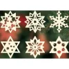 Etoiles En Bois. Déco Sapin De Noël, 6 Motifs Differents - N° 7|Ratags, décos de Noël lumineuses en bois