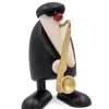 Figurine Musicien Jazz, Saxophoniste|Köhler, Père Noël en bois Sale