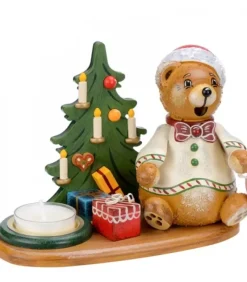 Figurine Porte Encens Ourson Et Bougeoir|Hubrig, figurines pour enfant Hot