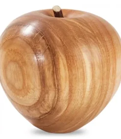 Fruit En Bois, Grande Pomme, 9 Cm|Waldfabrik, photophore en bois et étoile sapin de Noël Best