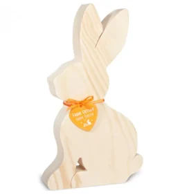 Grand Lapin En Bois Naturel, 25 Cm|Waldfabrik, photophore en bois et étoile sapin de Noël Clearance