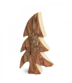 Grand Sapin En Bois, Forme Penchee, 30 Cm|Waldfabrik, photophore en bois et étoile sapin de Noël Best