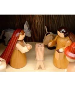 Grande Crèche De Noël En Bois Avec Personnages|Richard Glasser, Pyramides de Noël allemandes Sale