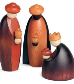 Grands Personnages Crèche De Noël 17 Cm : Trois Rois Mages|Köhler, Père Noël en bois Online