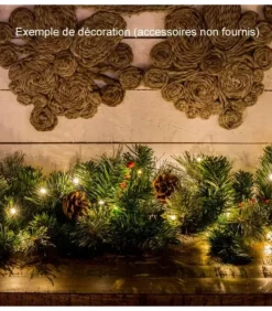 Guirlande Lumineuse Led Effet Gouttes, 50 Diodes Ambrees, Fil Noir|Konstsmide, guirlandes lumineuses de Noël Hot