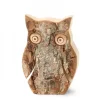 Hibou En Bois D'Ecorce, 6,5 Cm|Waldfabrik, photophore en bois et étoile sapin de Noël Hot
