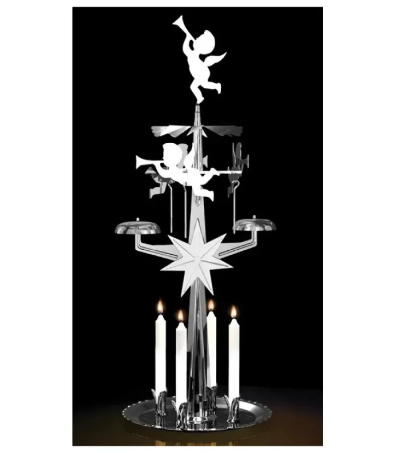 Kit Carillon Des Anges Argente + Bougies|Angel Chimes, carillon des anges Outlet
