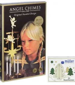 Kit Carillon Des Anges Dore + Bougies|Angel Chimes, carillon des anges Hot