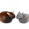 L'Ane Et Le Boeuf, 6 Cm|Köhler, Père Noël en bois Outlet