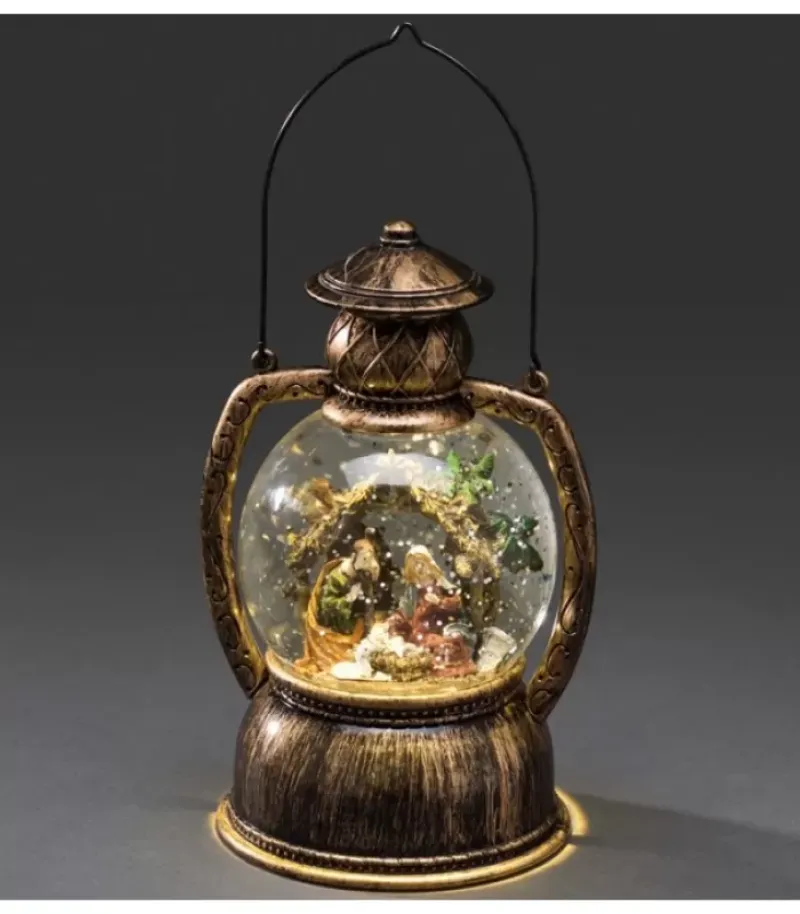 Lanterne À Neige, Crèche De Noël, 20 Cm|Konstsmide, guirlandes lumineuses de Noël