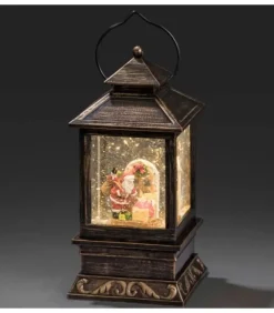 Lanterne De Noël À Neige A Led Avec Père Noël Et Enfants, 22 Cm|Konstsmide, guirlandes lumineuses de Noël
