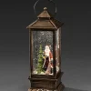 Lanterne De Noël À Neige Avec Père Noël, 27 Cm|Konstsmide, guirlandes lumineuses de Noël Discount