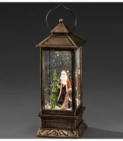 Lanterne De Noël À Neige Avec Père Noël, 27 Cm|Konstsmide, guirlandes lumineuses de Noël Discount