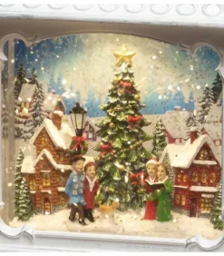 Lanterne De Noël Blanche, Village De Noël Avec Sapin|Konstsmide, guirlandes lumineuses de Noël Outlet