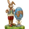Lapin De Paques En Bois Ecolier Et Mappemonde|Hubrig, figurines pour enfant Clearance