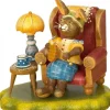 Lapin De Paques En Bois Grand-Mere Dans Un Fauteuil|Hubrig, figurines pour enfant Best