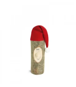 Lutin Père Noël En Bois Avec Bonnet Rouge, 6 Cm|Waldfabrik, photophore en bois et étoile sapin de Noël