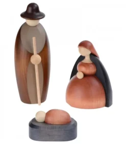 Nativite, Petit Jesus, Joseph, Marie, 12 Cm|Köhler, Père Noël en bois Clearance