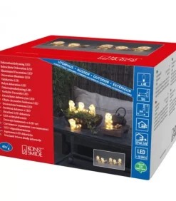 Pandas Lumineux En Acrylique Led, Lot De 5, 11,5 Cm|Konstsmide, guirlandes lumineuses de Noël Online