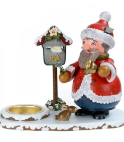 Personnage Porte Encens Père Noël Avec Bougeoir|Hubrig, figurines pour enfant Discount